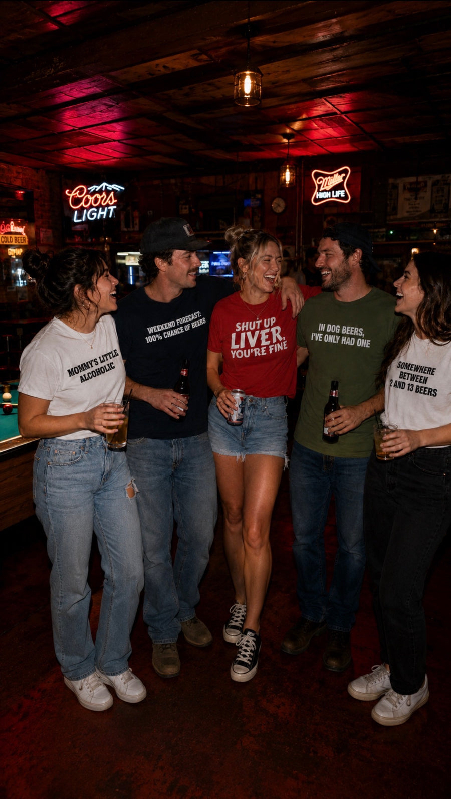 Best bar crawl outfits, people were taking pics all night