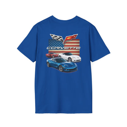 Corvette American Flag T-Shirt