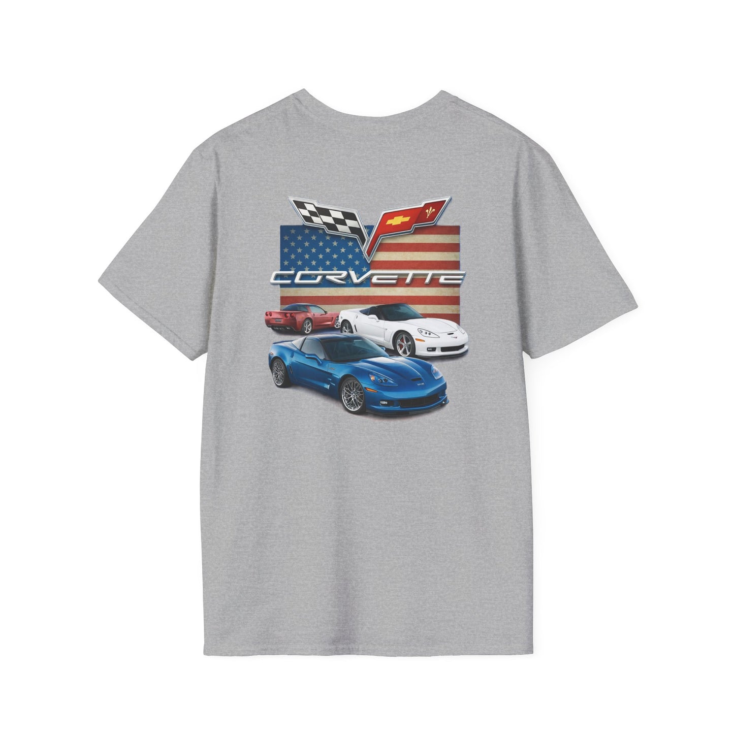 Corvette American Flag T-Shirt