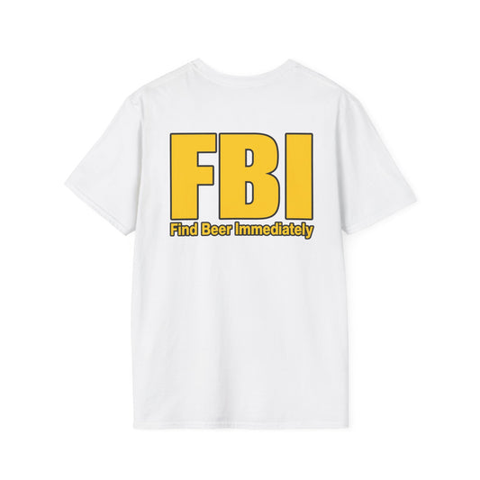 FBI Find Beer (Back) T-Shirt