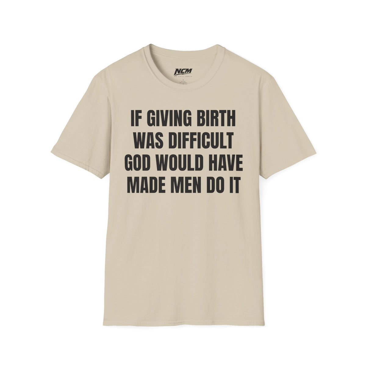 T-shirt « Si l'accouchement était difficile »