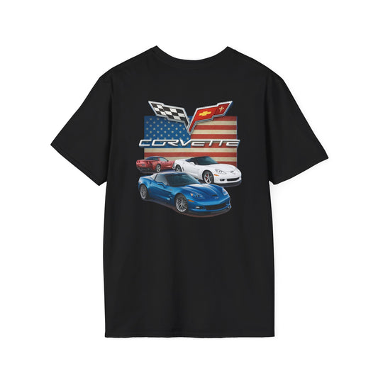 Corvette American Flag T-Shirt