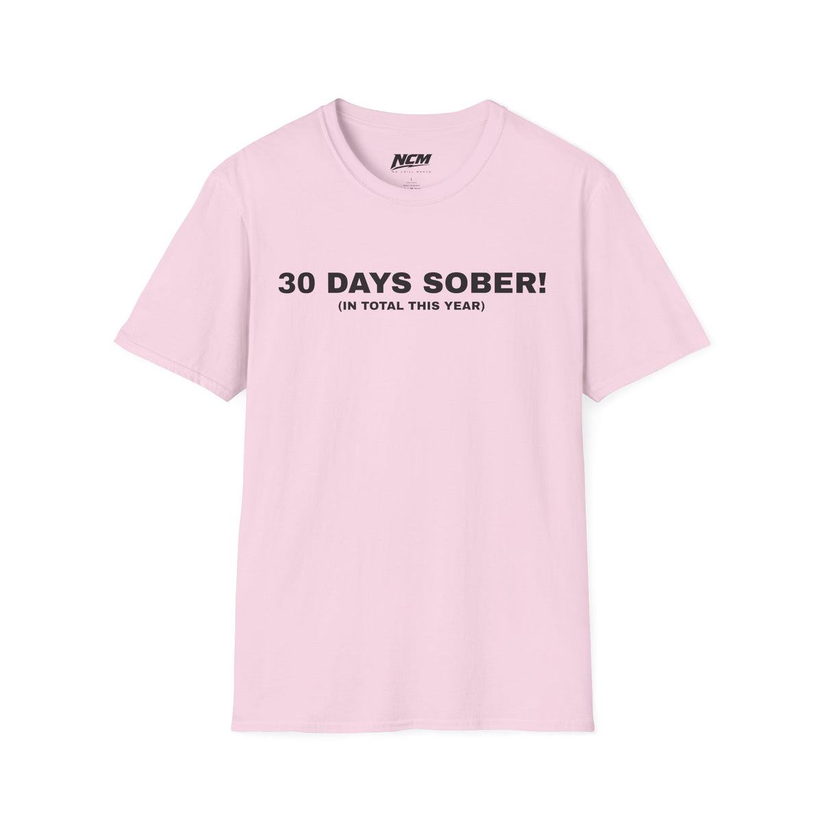 T-shirt 30 jours de sobriété
