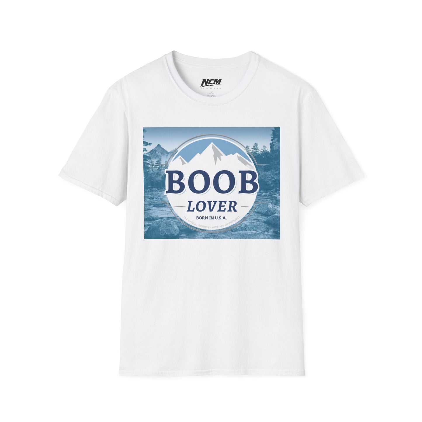 Boob Lover Busch Light Logo T-Shirt