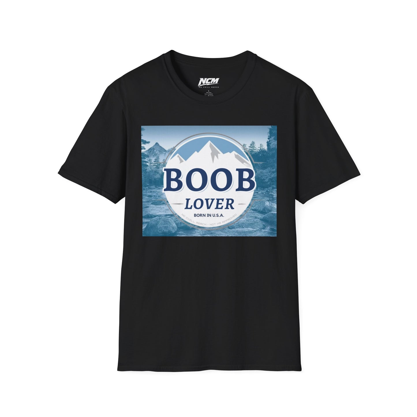 Boob Lover Busch Light Logo T-Shirt