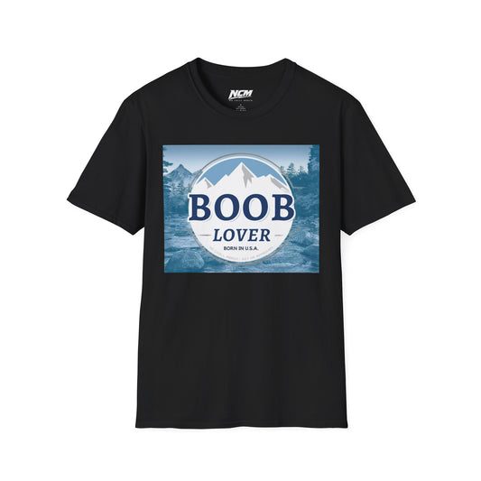 Boob Lover Busch Light Logo T-Shirt