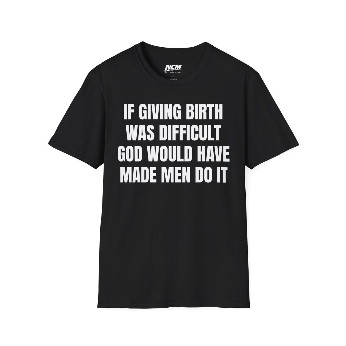 T-shirt « Si l'accouchement était difficile »