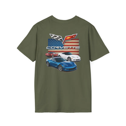 Corvette American Flag T-Shirt