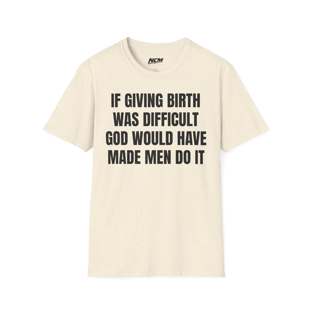 T-shirt « Si l'accouchement était difficile »