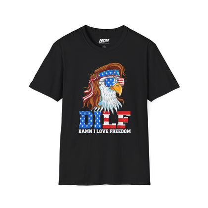 Damn I Love Freedom DILF T-Shirt