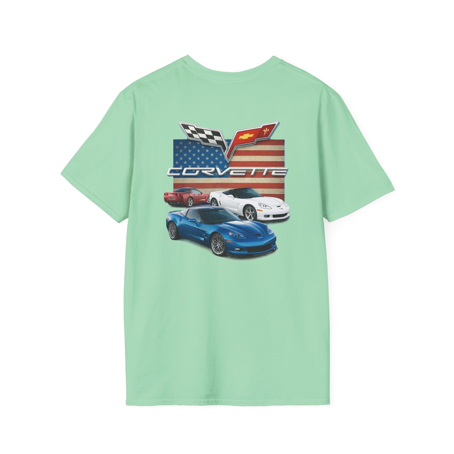 Corvette American Flag T-Shirt