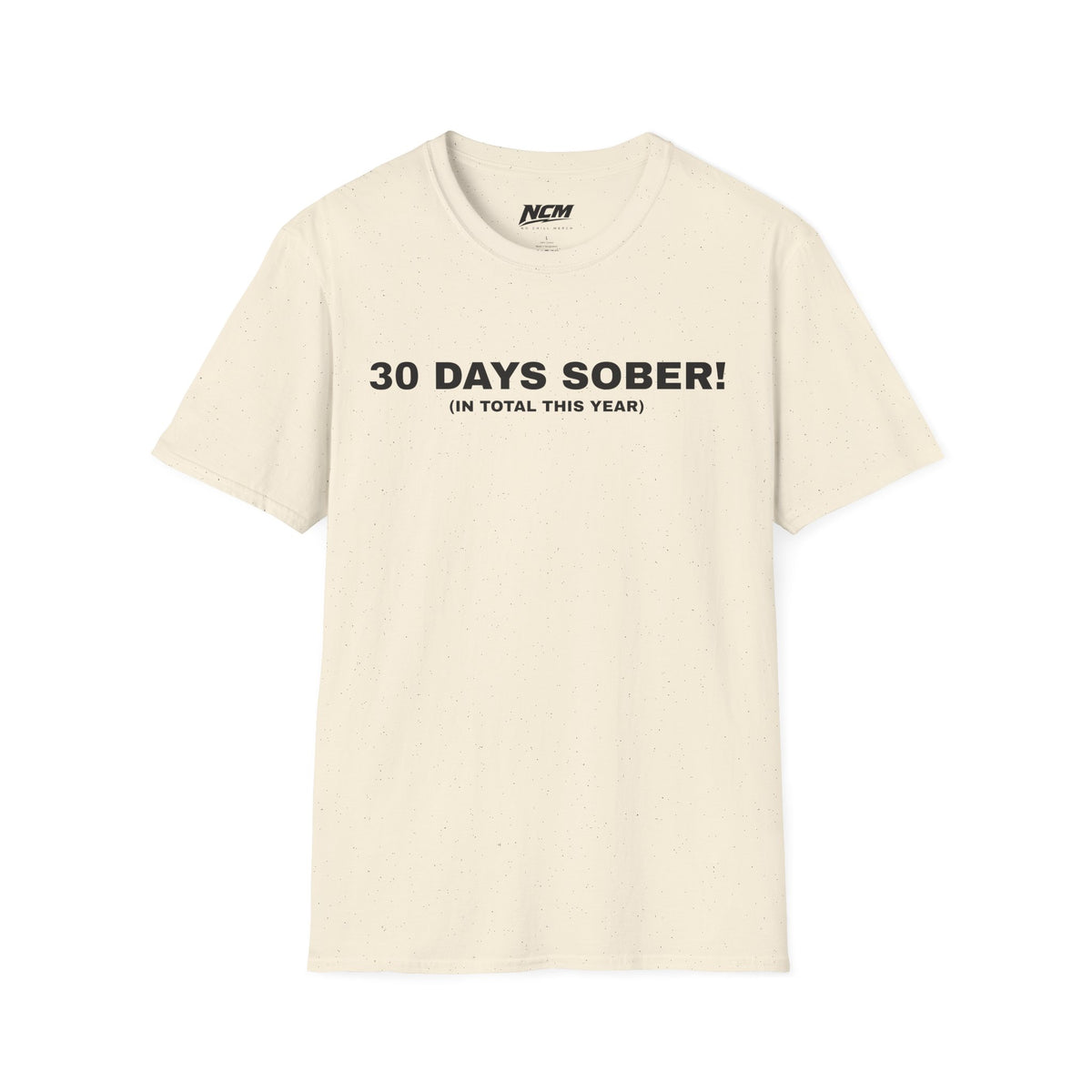 T-shirt 30 jours de sobriété