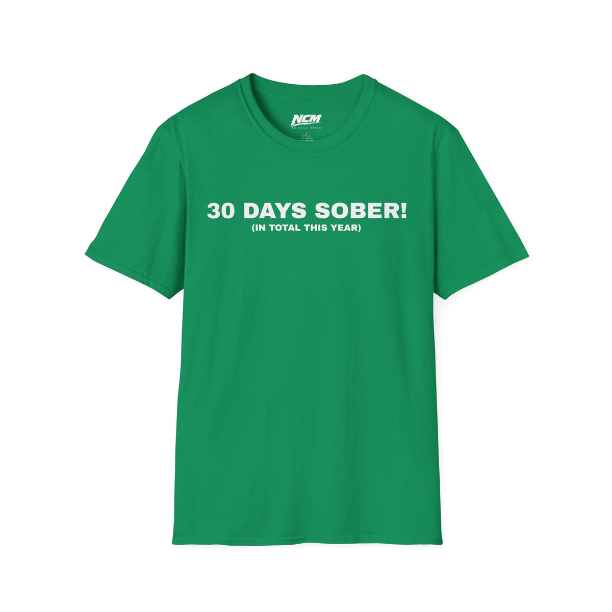 T-shirt 30 jours de sobriété