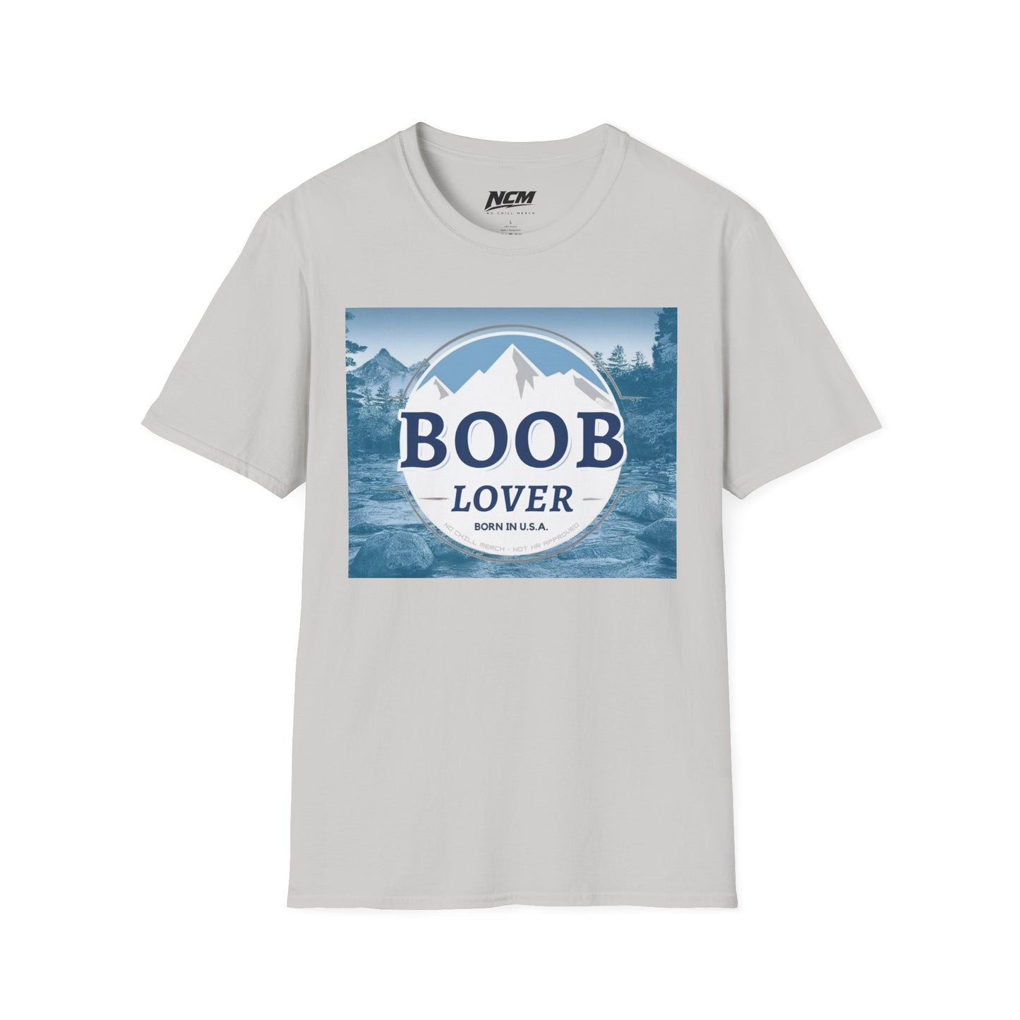 Boob Lover Busch Light Logo T-Shirt