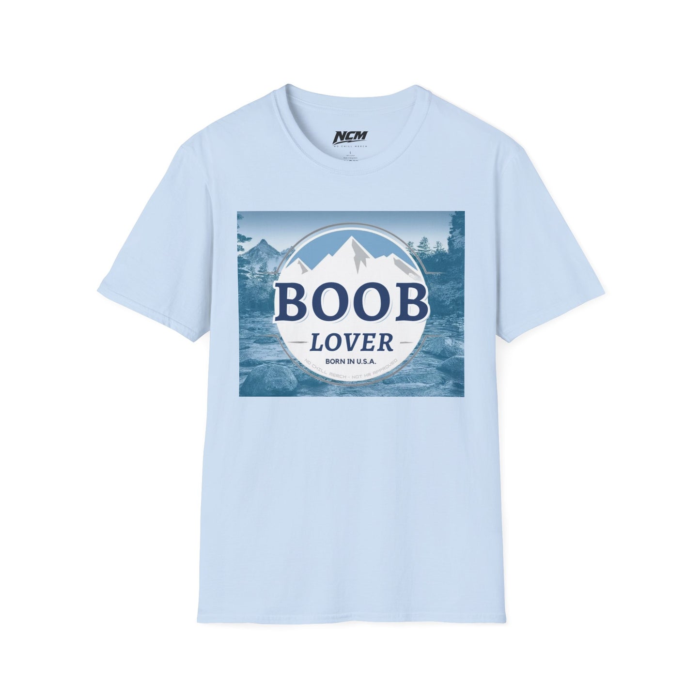Boob Lover Busch Light Logo T-Shirt