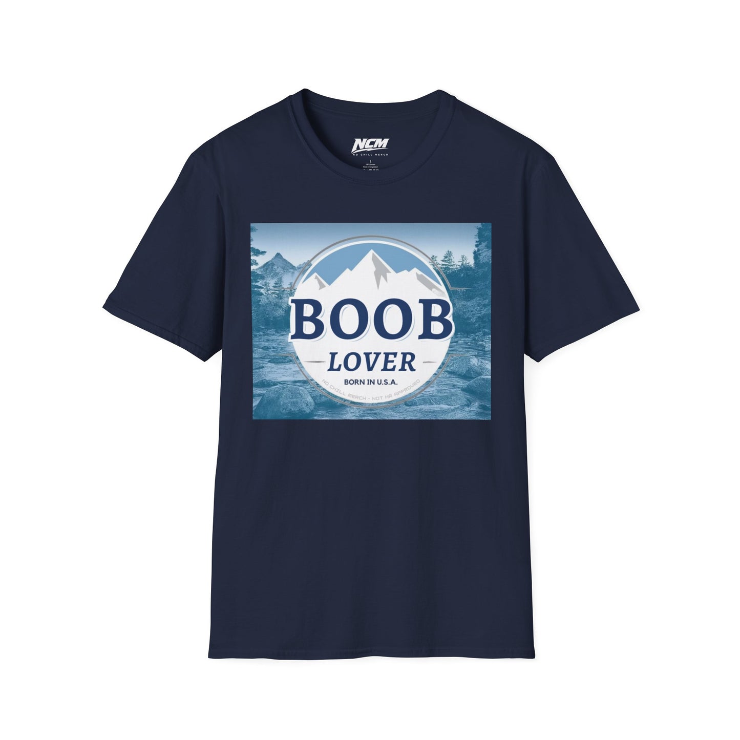 Boob Lover Busch Light Logo T-Shirt