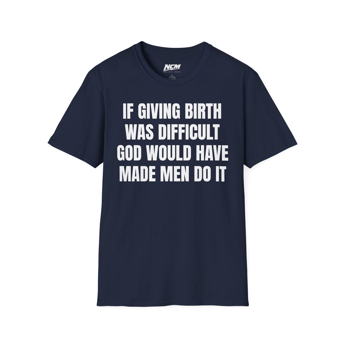 T-shirt « Si l'accouchement était difficile »