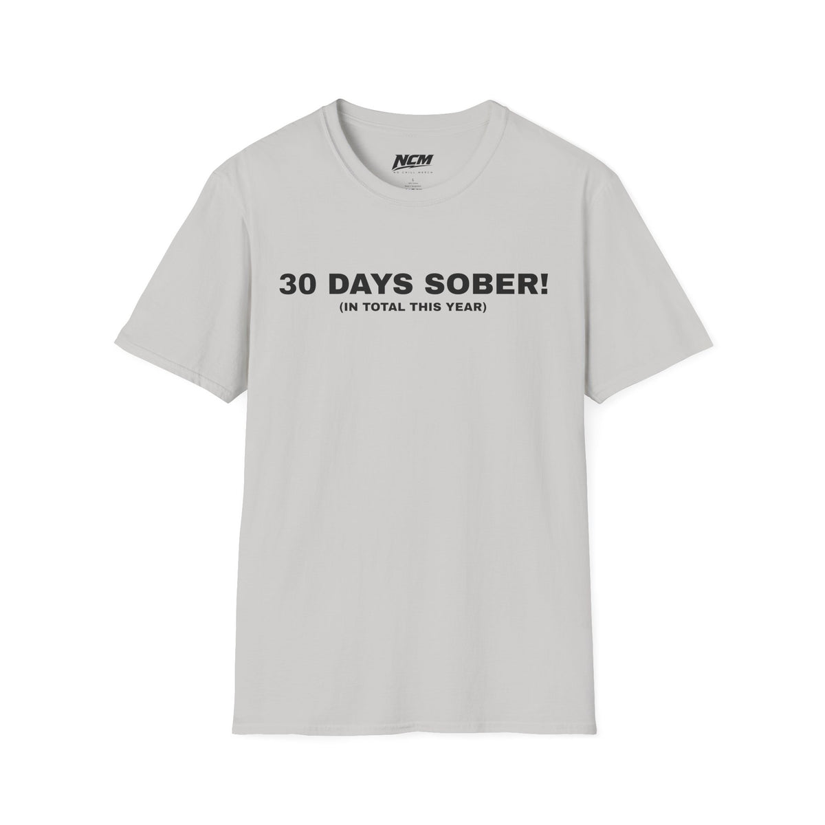 T-shirt 30 jours de sobriété
