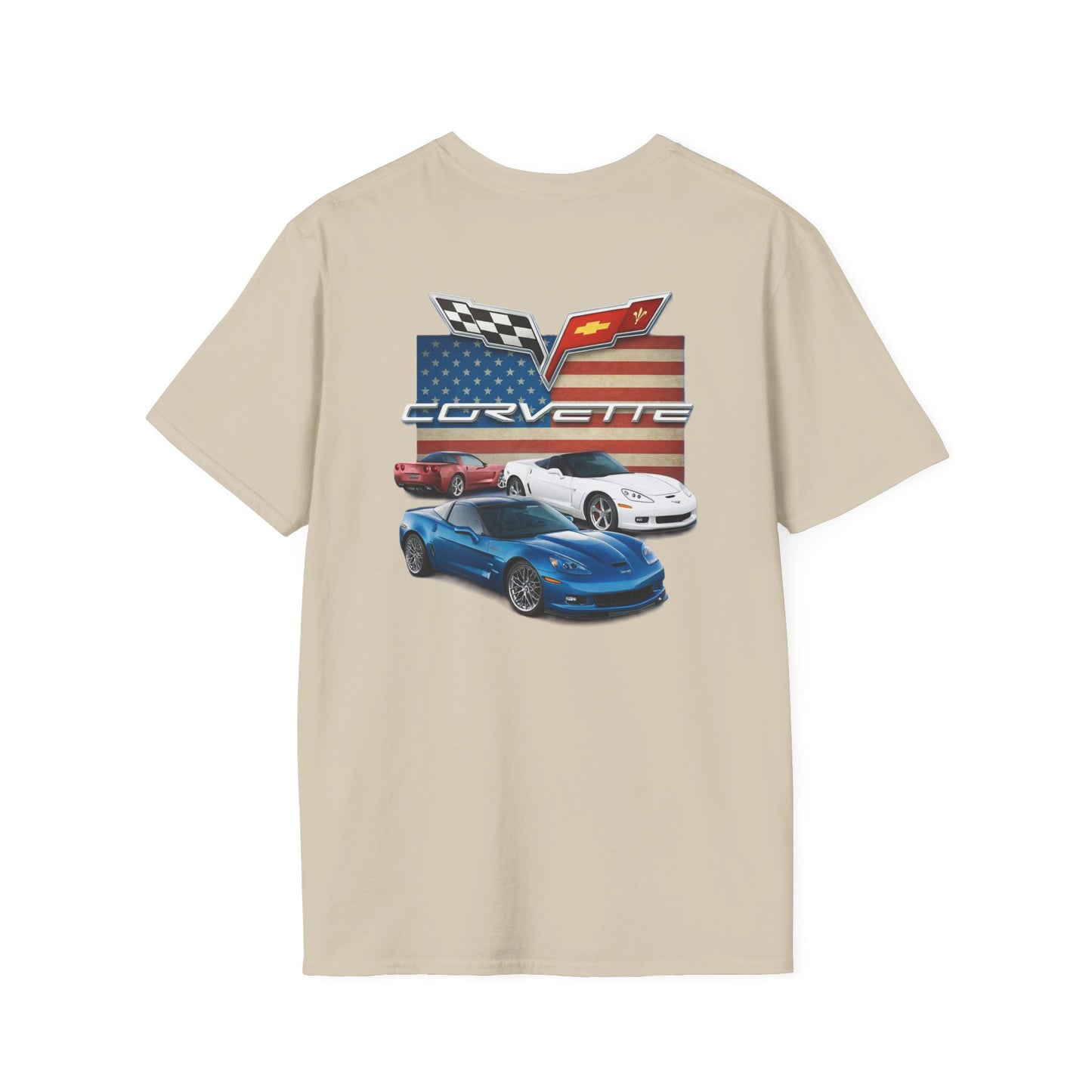 Corvette American Flag T-Shirt