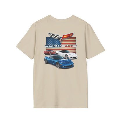 Corvette American Flag T-Shirt