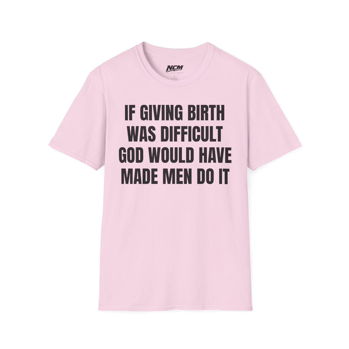 T-shirt « Si l'accouchement était difficile »