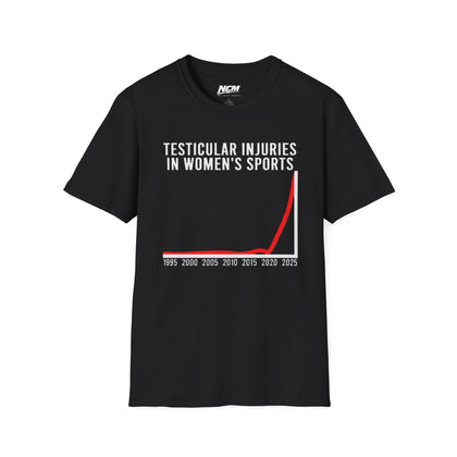 Testicular Injuries in Women's Sports T-Shirt
