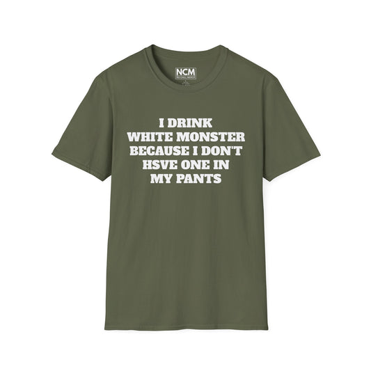 I Drink White Monster T Shirt