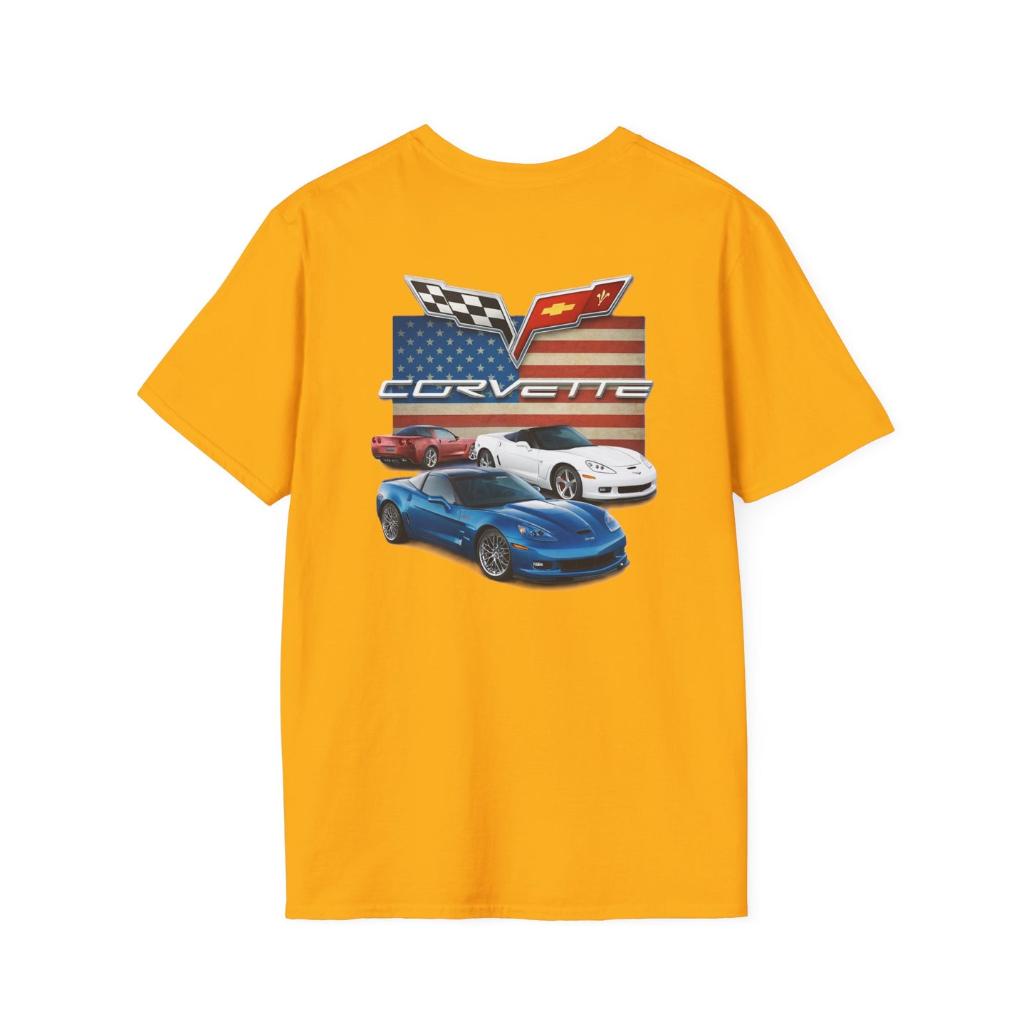 Corvette American Flag T-Shirt