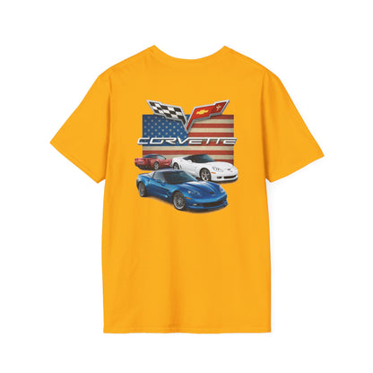 Corvette American Flag T-Shirt