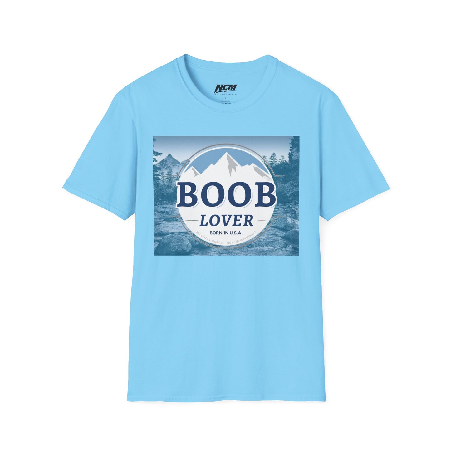 Boob Lover Busch Light Logo T-Shirt