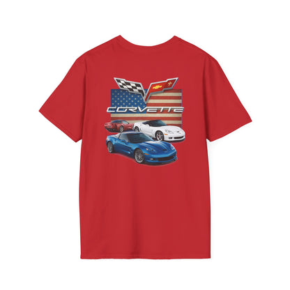 Corvette American Flag T-Shirt